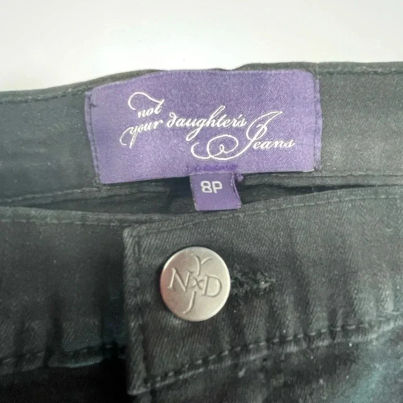 NYDJ Black Bootcut Lift Tuck Size 8P - Picture 7 of 9